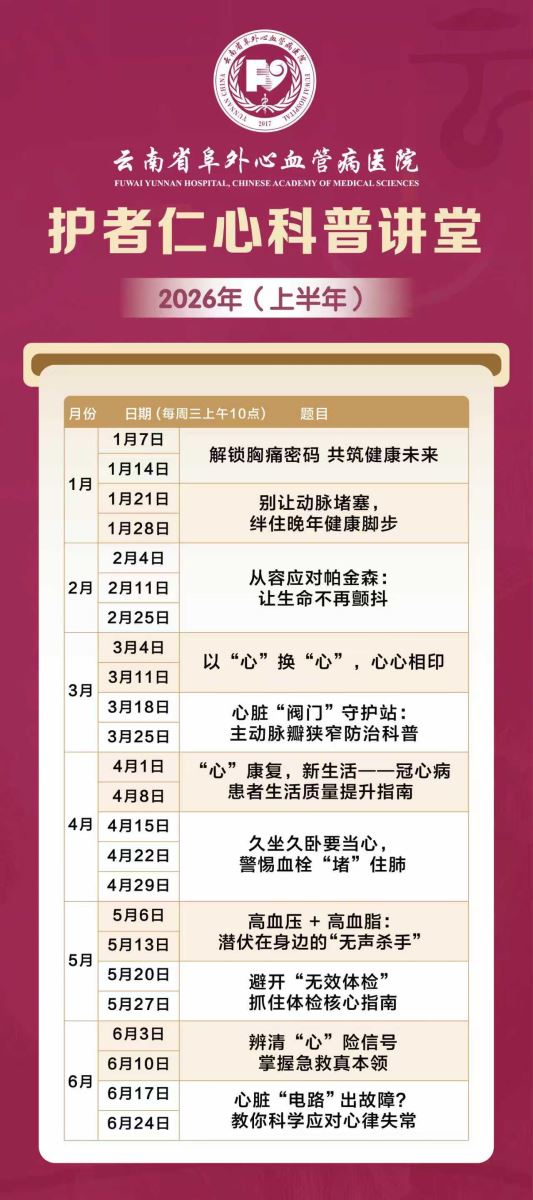暖心延续 | 云阜“护者仁心”健康讲堂2026年再启航